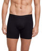 FALKE 2-Pack Boxer Long Leg Daily Comfort Heren 68200 3000 black, zwarte boxershort voor heren.