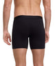 FALKE 2-Pack Boxer Long Leg Daily Comfort Heren 68200 3000 black achterkant zichtbaar met comfortabele pasvorm.