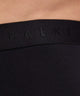 FALKE 2-Pack Boxer Long Leg Daily Comfort Heren 68200 3000 black tailleband detail in zwart