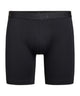 FALKE 2-Pack Boxer Long Leg Daily Comfort Heren 68200 3000 black in zwart met elastische tailleband.