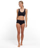 FALKE 2-Pack Bustier Daily Comfort, stijlvolle en comfortabele BH-top voor dagelijks gebruik, zwart.