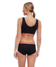 FALKE 2-Pack Bustier Daily Comfort voor dames, zwarte BH-top met comfortabele pasvorm.