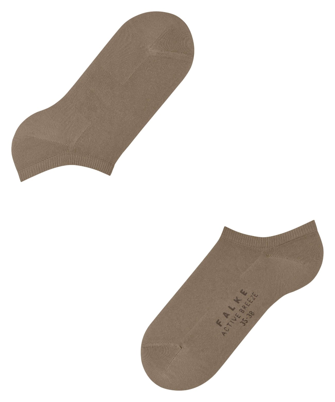 FALKE Active Breeze dames sneakersokken in nude kleur, ademend en comfortabel voor de zomer.