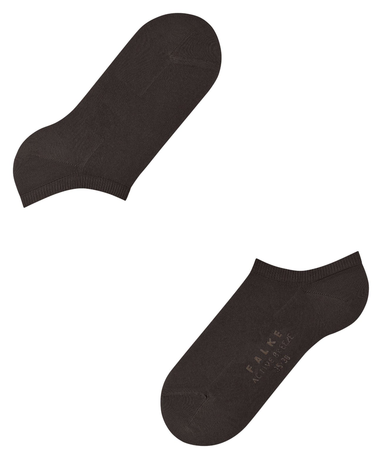 FALKE Active Breeze sneakersokken dames 46160 5233 in donkerbruin, ademend en vochtopnemend voor zomercomfort.