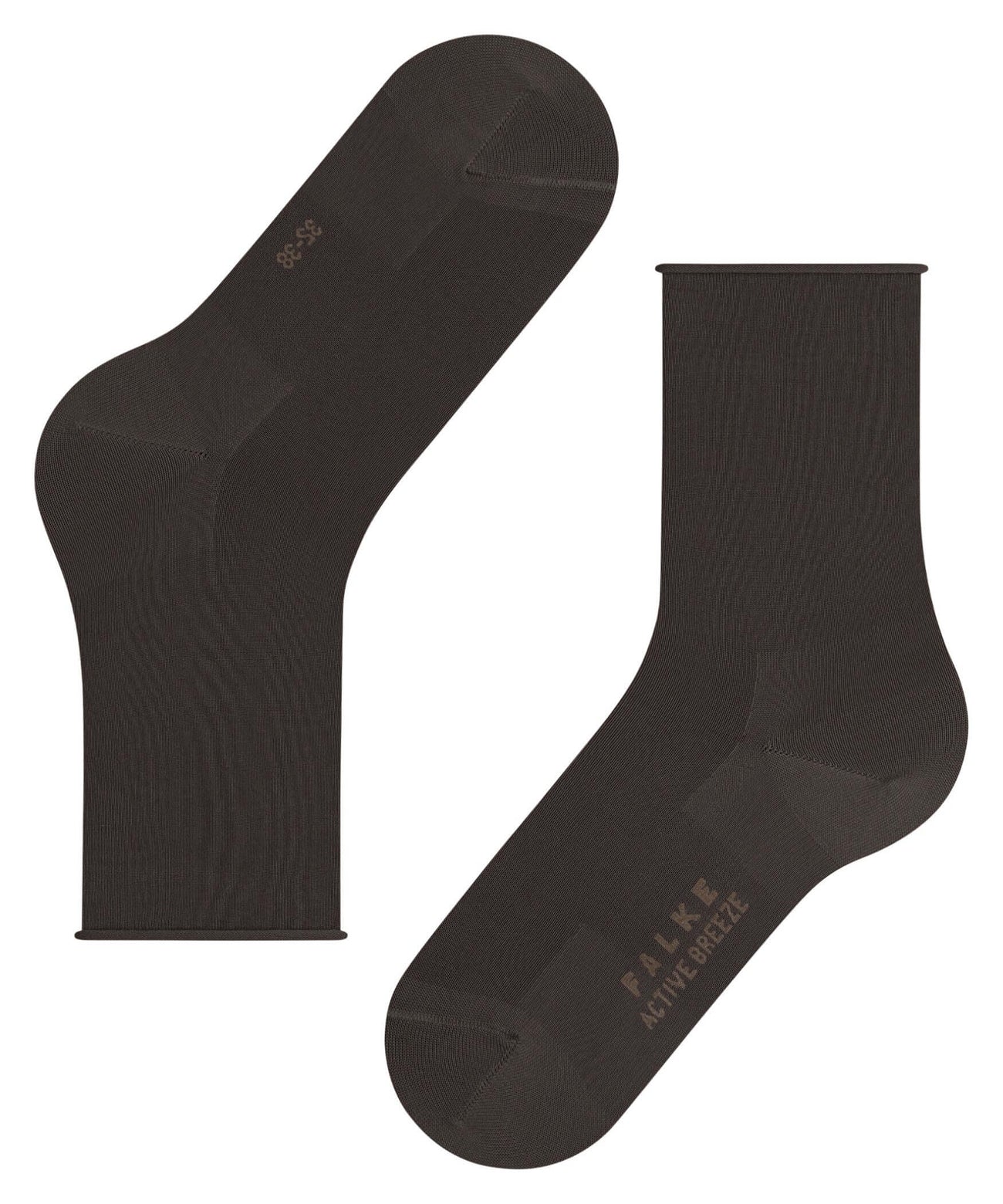FALKE Active Breeze sokken voor dames in donkerbruin, ademend en vochtabsorberend voor een gezond voetklimaat.