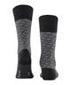 FALKE Airport Special Edition Heren 12424 3080 anthra.mel sokken met modern design en merinowol voor optimaal comfort.