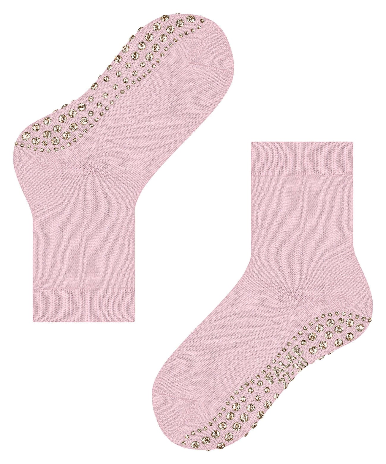 FALKE Catspads Antislip Kinder Sok 10500 8663 thulit in lichtroze met antislip nopjes
