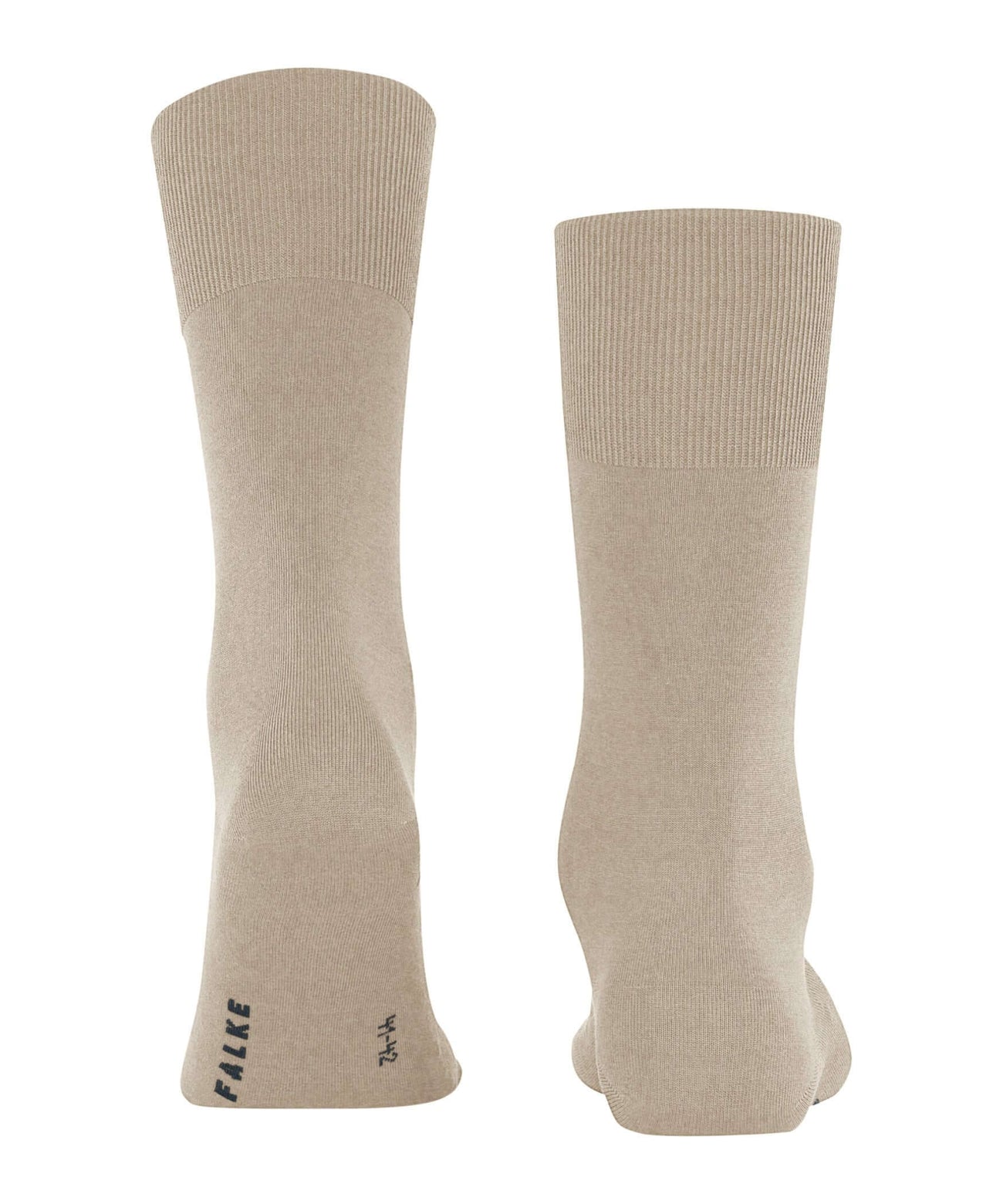 FALKE ClimaWool Sokken Heren 14468 4044 pebble mel, comfortabele en temperatuurregulerende herensokken in beige.