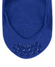 FALKE Cool Kick Invisible Sneakersok Unisex 16675 6065 imperial in blauwe kleur met badstofzool en mesh structuur.