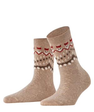 FALKE Cosy Wool Special Edition Sokken Dames 47181 4091 beige mel.