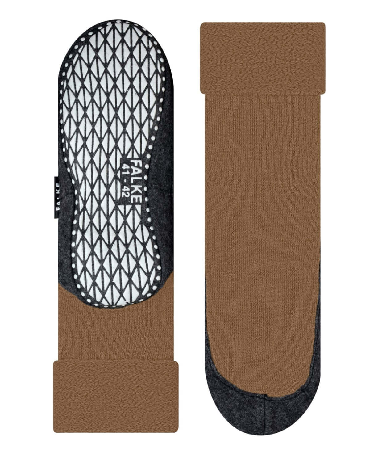 FALKE Cosyshoe Heren Sloffen 16560 4241 met badstof en antislipzool, ideaal voor warme voeten.