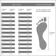 Maatadvies voor FALKE Cosyshoe heren sloffen met voetlengte en Cosyshoe grootte.