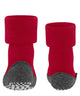 FALKE Cosyshoe Kinderen 10560 8074 red pepper achterkant van sloffen met badstof en antislipzool
