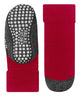 FALKE Cosyshoe Kinderen 10560 8074 red pepper met antislipnoppen en warme badstof binnenzijde.