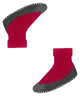 FALKE Cosyshoe Kinderen 10560 8074 red pepper, warme sloffen met badstof en antislipnoppen.