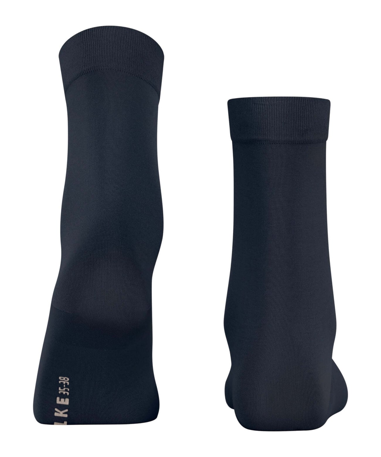 FALKE Cotton Touch damessokjes in space blue, dun en huidvriendelijk, geschikt voor elke schoen.