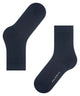FALKE Cotton Touch damessokken in space blue, gemaakt van hoogwaardig katoen met perfecte pasvorm.