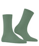 FALKE Cotton Touch Damessok 47105 7538 sage in groene kleur, perfect voor verschillende schoenen en laarzen.