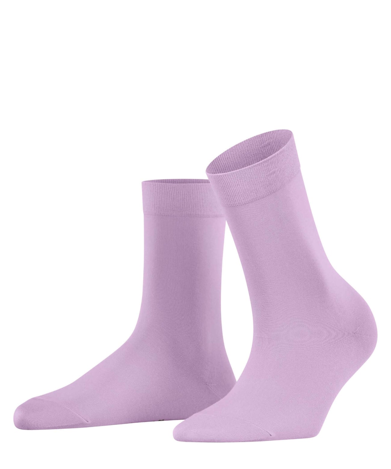 FALKE Cotton Touch damessokjes in shell pink, huidvriendelijk, perfect voor elke schoen, comfortabel en dun.