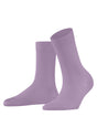 FALKE Cotton Touch Damessok 47105 8972 misty lila, dunne sokjes van huidvriendelijke Katoen, perfecte pasvorm.