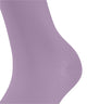 FALKE Cotton Touch Damessok 47105 8972 misty lila detail van de sok in zacht lila kleur met perfecte pasvorm.