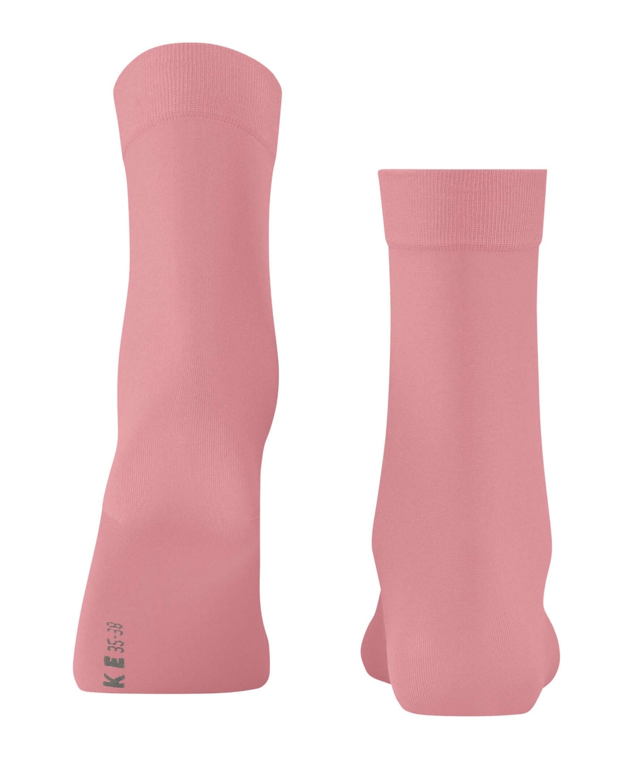 FALKE Cotton Touch Damessok 47105 8981 peachy, lichtroze damessokken met elastan voor optimale pasvorm.