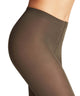 FALKE Cotton Touch legging dames in militaire kleur met comfortabele tailleband en gladde naden.