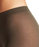 FALKE Cotton Touch legging in militair groen, gemaakt van duurzame biologische katoen met een soepele tailleband.