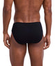 FALKE Daily Seamless Slip Heren 68141 3000 black - Achteraanzicht van een man in zwarte slip.
