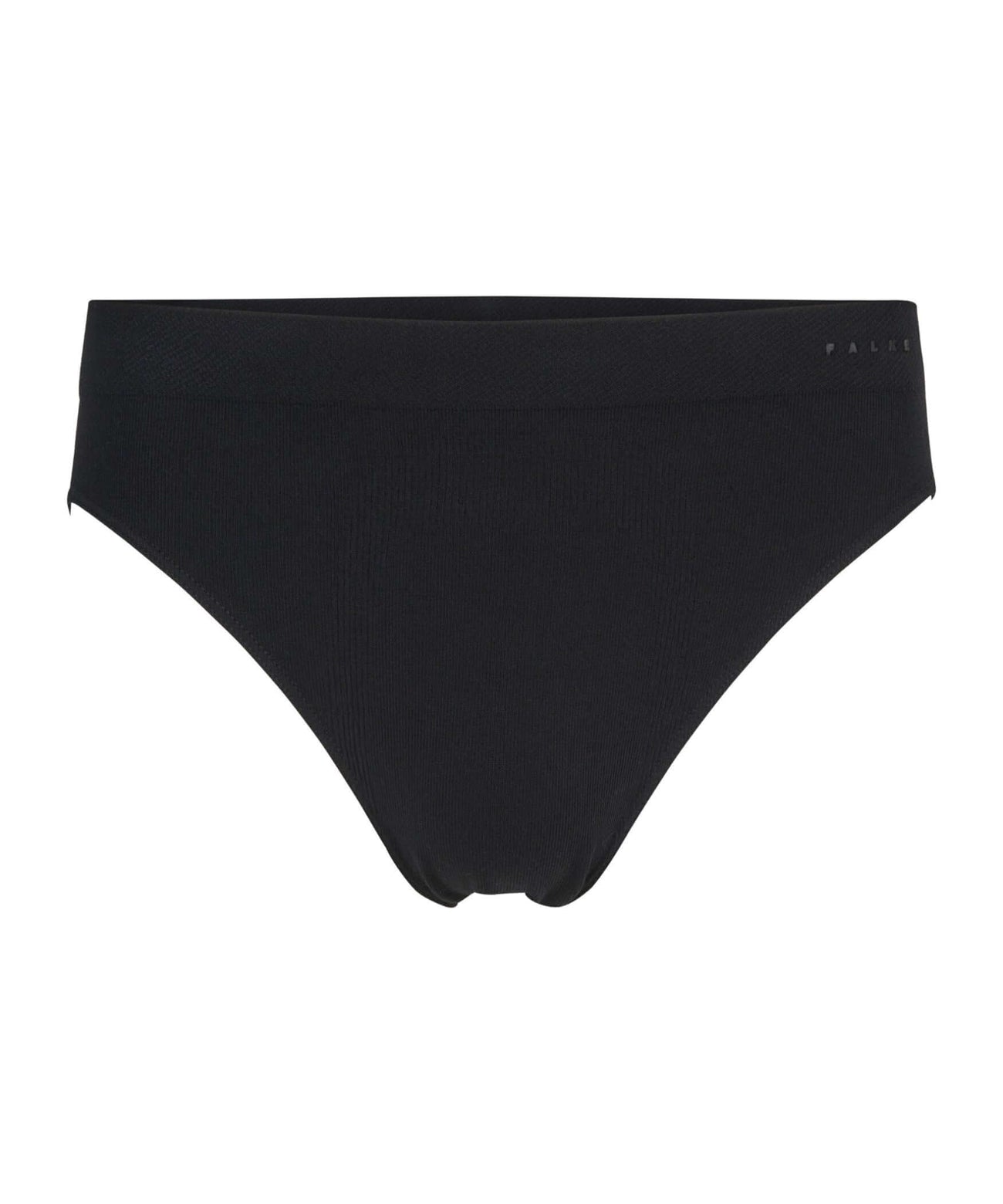 FALKE Daily Seamless Slip Heren 68141 3000 black, zwarte slip met ribstructuur en comfortabele pasvorm.