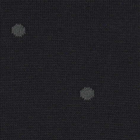 FALKE Dot Herensok 13269 3040 russ, zwarte sok met trendy stippen, gemaakt van gemerceriseerde katoen.