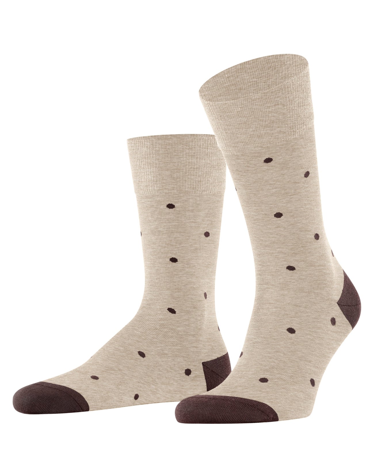 FALKE Dot Herensok 13269 4045 taupe mel. Foto 34504