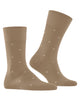 FALKE Dot Herensok 13269 5038 camel, beige sokken met trendy stippen en zachte binnenzijde.