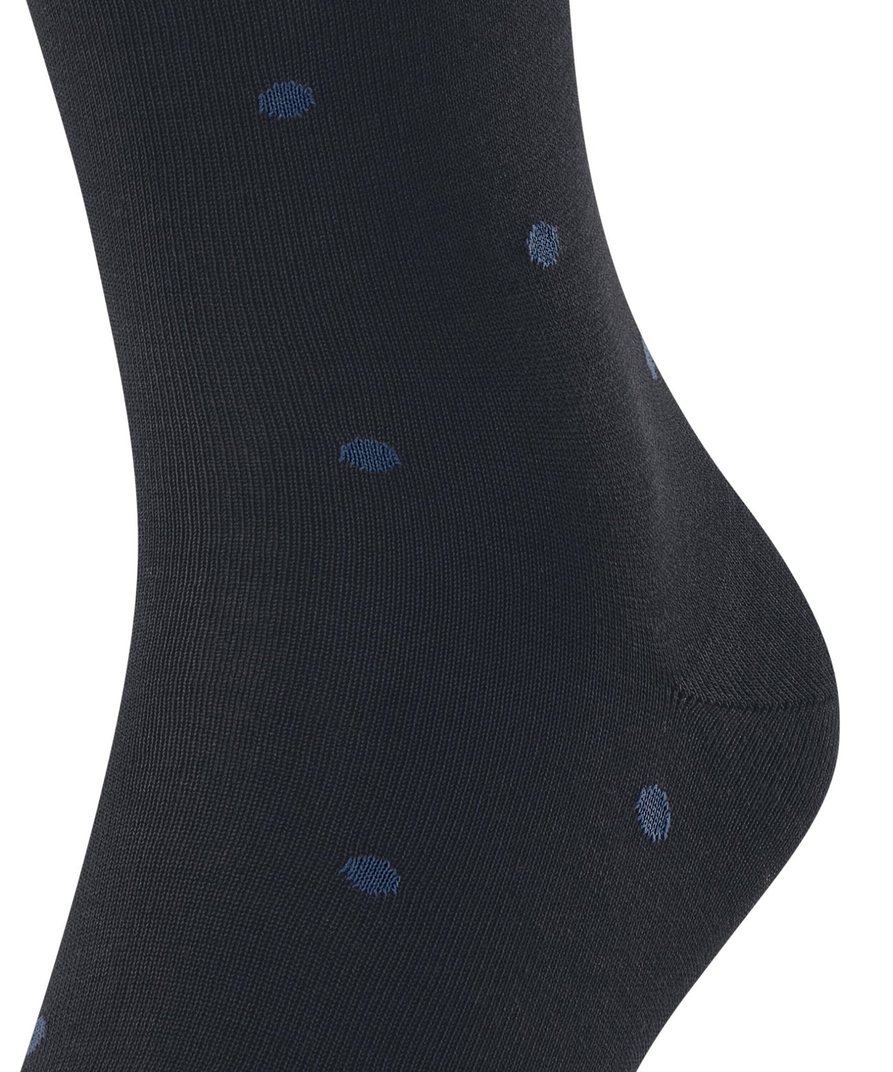 FALKE Dot Herensok 13269 6374 dark navy met trendy stipjes en comfortabele pasvorm.