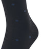 FALKE Dot Herensok 13269 6374 dark navy met trendy stipjes en comfortabele pasvorm.