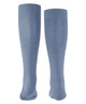 FALKE Family Kniekous Kinderen 11898 6662 light jeans, comfortabele katoenen kniekousen voor kinderen in lichtblauw.