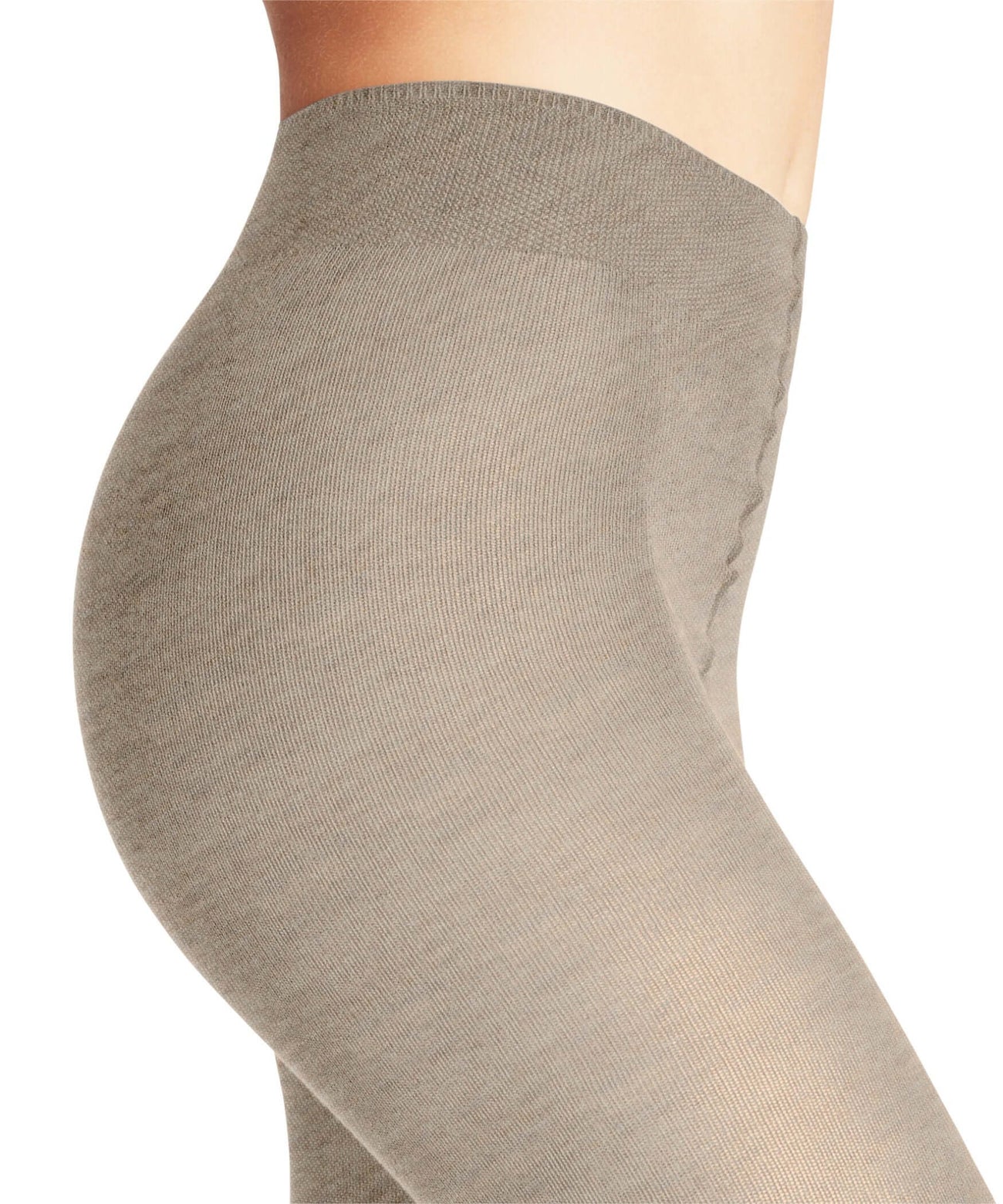 FALKE Family Maillot Dames 48790 4541 in linnen melkleur met comfortabele tailleboord