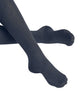 FALKE Family Maillot Dames 48790 6688 dark blue mel. Gebreide katoenen maillot met comfort tailleboord.