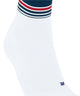 FALKE Hardloopsokken RU4 Cool Heren in wit met streepdesign voor comfort en ondersteuning tijdens hardlopen.