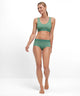 FALKE dames hipster en top in groen, ultiem comfort en perfecte pasvorm voor dagelijks gebruik.