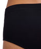FALKE Hipster Daily Seamless Dames 69077 3000 black close-up van de comfortabele, zachte riblook slip.