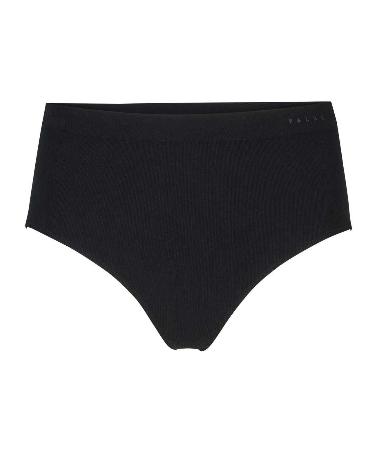FALKE Hipster Daily Seamless Dames 69077 3000 black - Zachte hipster slip in zwart MicroModal met moderne riblook.