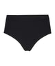 FALKE Hipster Daily Seamless Dames 69077 3000 black - Zachte hipster slip in zwart MicroModal met moderne riblook.