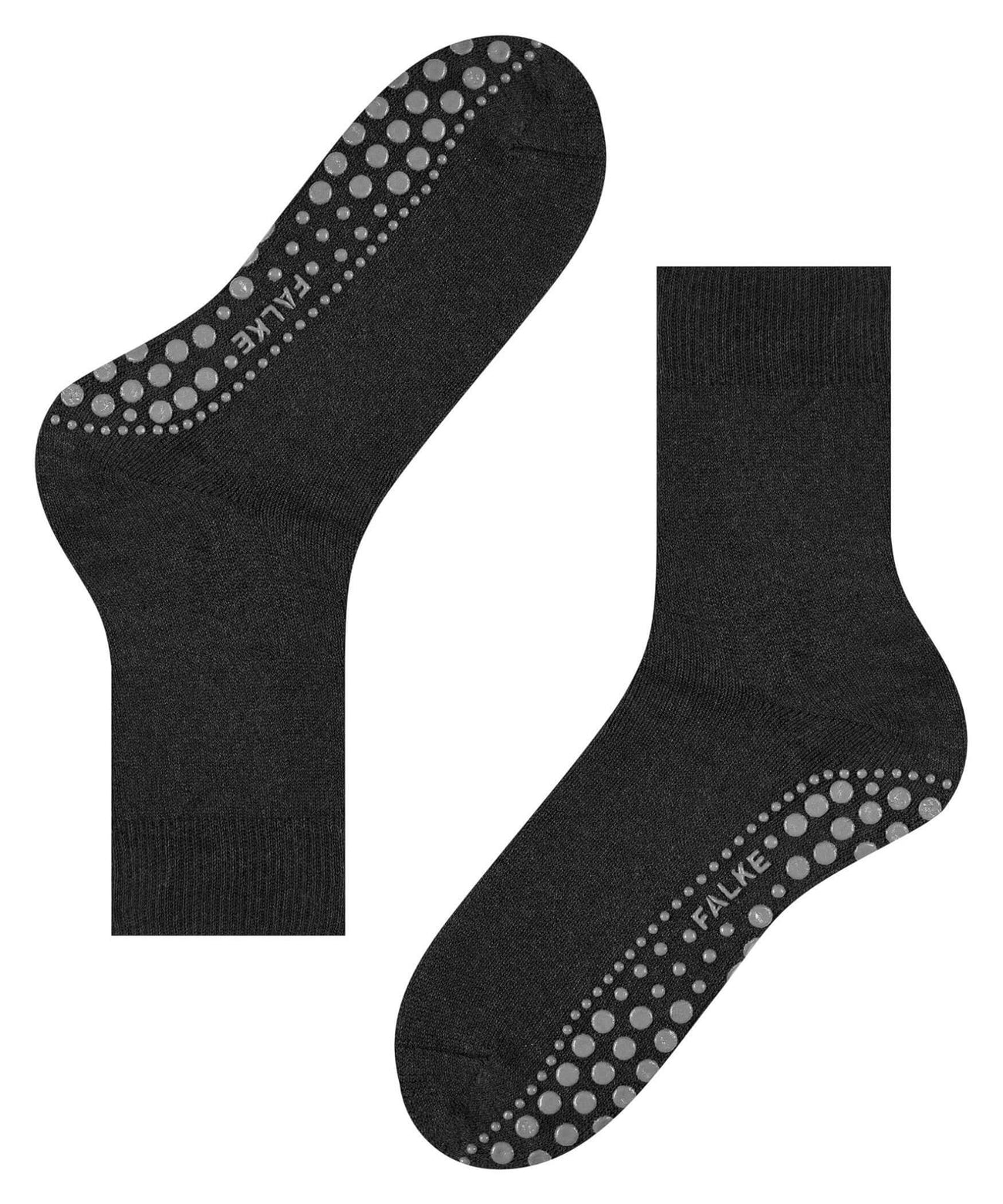 FALKE Homepads Antislip Sok Unisex 16500 3180 asphalt mel.