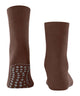 FALKE Homepads Antislip Sok Unisex 16500 5186 cinnamon met antislip nopjes en warme badstof voering.