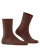 FALKE Homepads Antislip Sok Unisex 16500 5186 cinnamon, antislip huissokken in bruin met siliconen nopjes.
