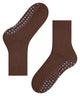 FALKE Homepads Antislip Sok Unisex 16500 5186 cinnamon met antislip nopjes en comfortabel design.