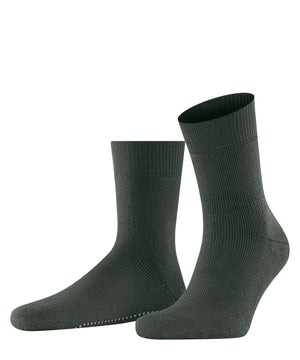 FALKE Homepads Antislip Sok Unisex 16500 7474 forest, antislip huissokken met siliconen nopjes en zachte binnenkant.