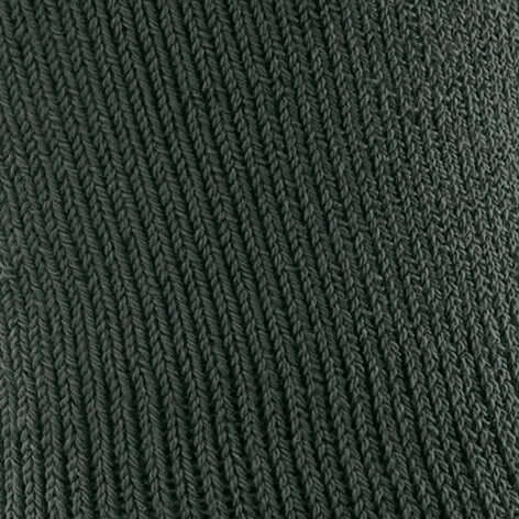 FALKE Homepads Antislip Sok Unisex 16500 7474 forest, donker groene gebreide stof voor comfortabele huissokken.