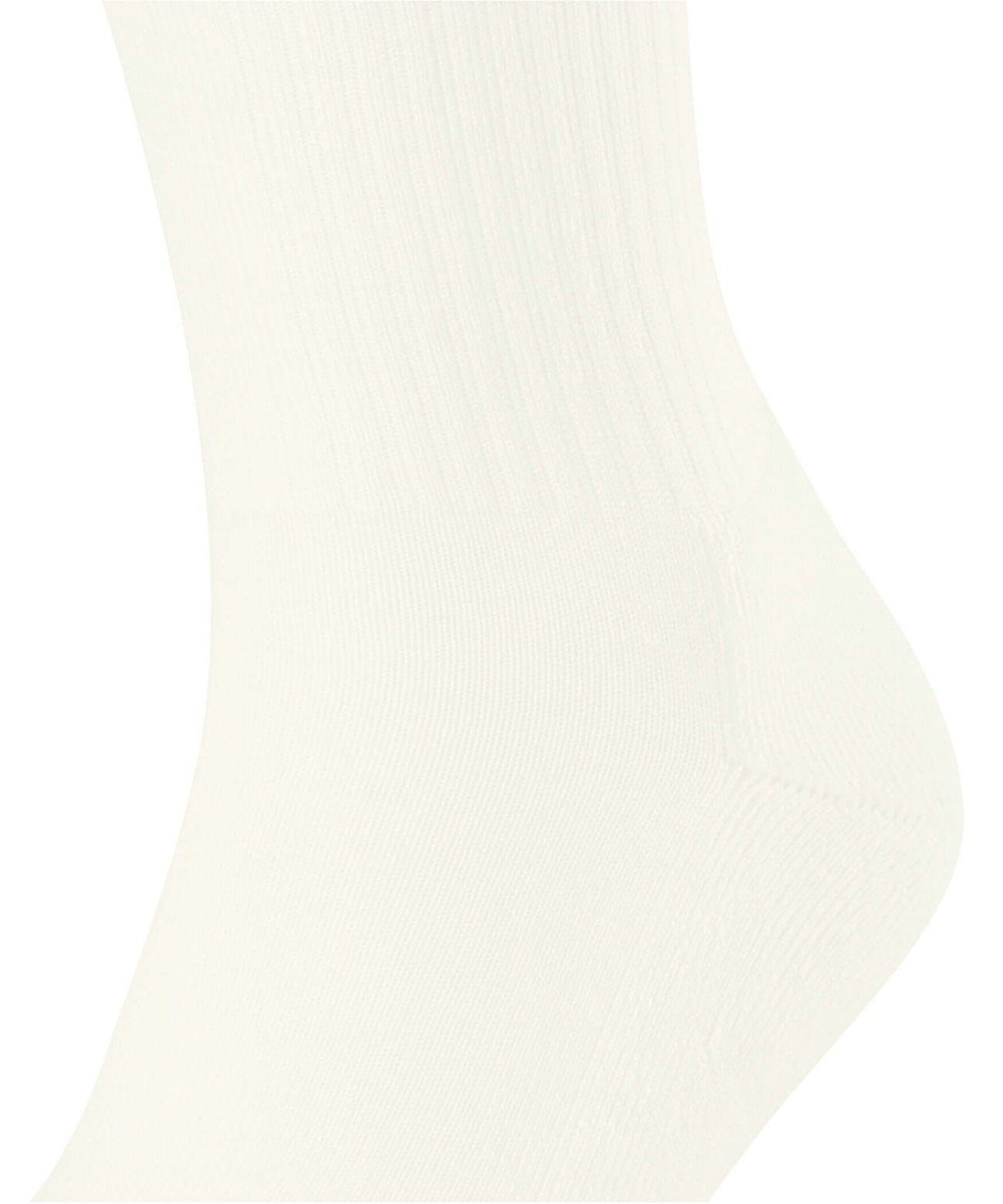 FALKE Leake Street Sokken Heren in off-white, trendy hoge sokken met gestreepte boord en zachte merinowol mix.